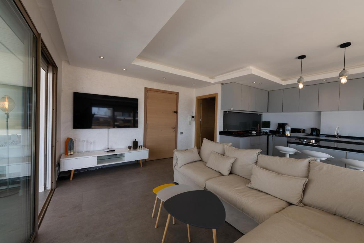 Appartement 300M2 Vue Sur Ocean Prestigia - Plage Des Nations Salé Dış mekan fotoğraf